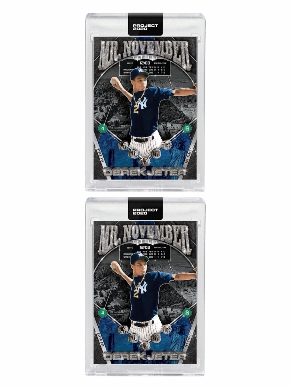 TOPPS PROJECT 2020 DEREK JETER #132 - YANKEES - PRE-OWNED